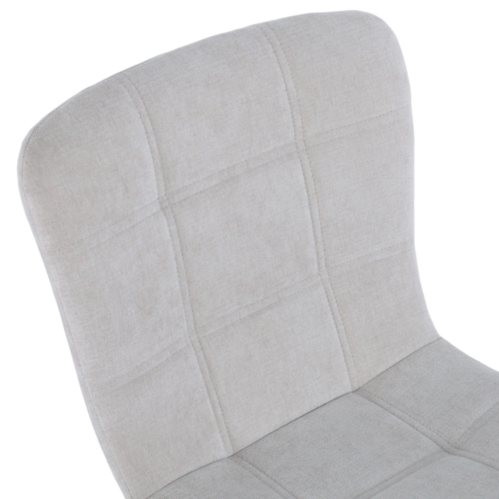 SILLA TAPIZADA BEIGE - Imagen 3