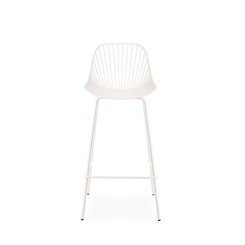 TABURETE ALTO CASPER BLANCO - Imagen 4