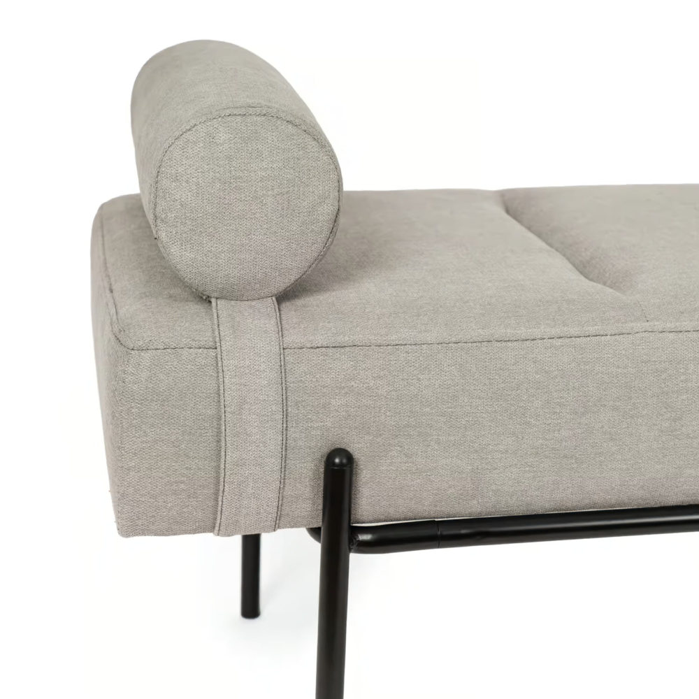 Banqueta EDIMBURGO gris/negro - Imagen 4