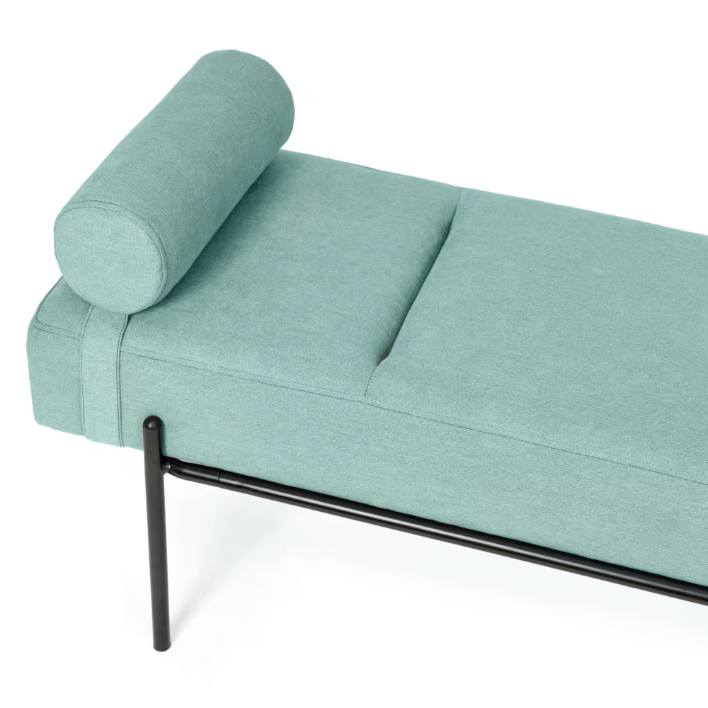 Banqueta EDIMBURGO menta/negro - Imagen 3