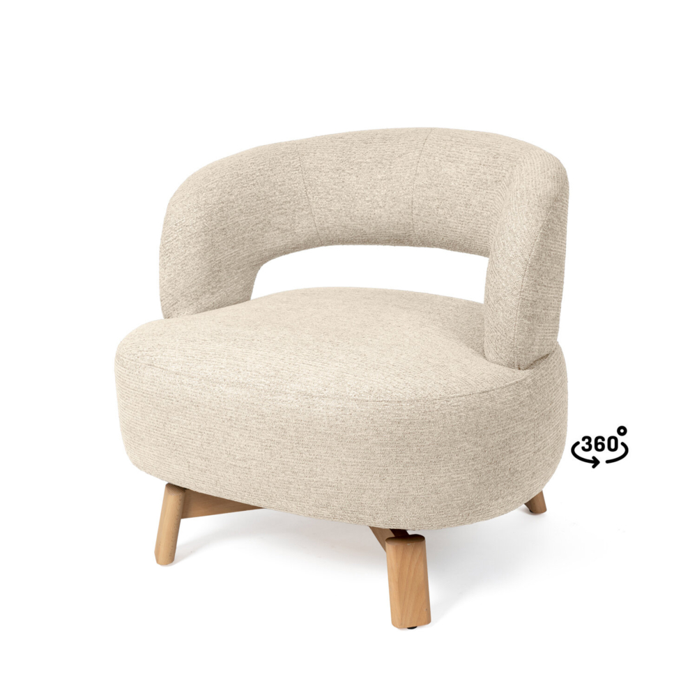 Butaca BOGOTÁ beige - Imagen 1