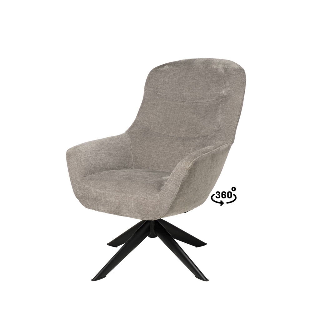 Butaca BOLONIA gris claro - Imagen 5