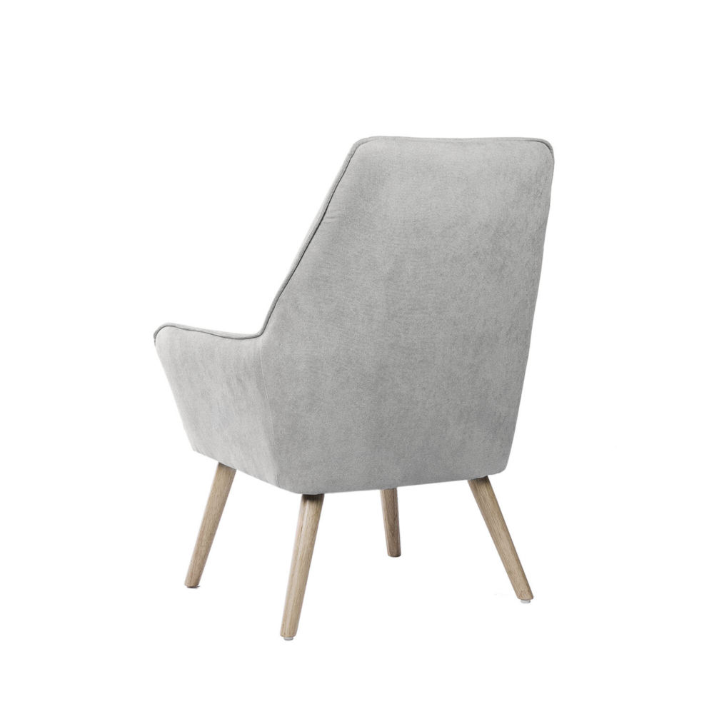 Butaca BRUGES gris claro - Imagen 2