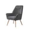Butaca BRUGES gris oscuro