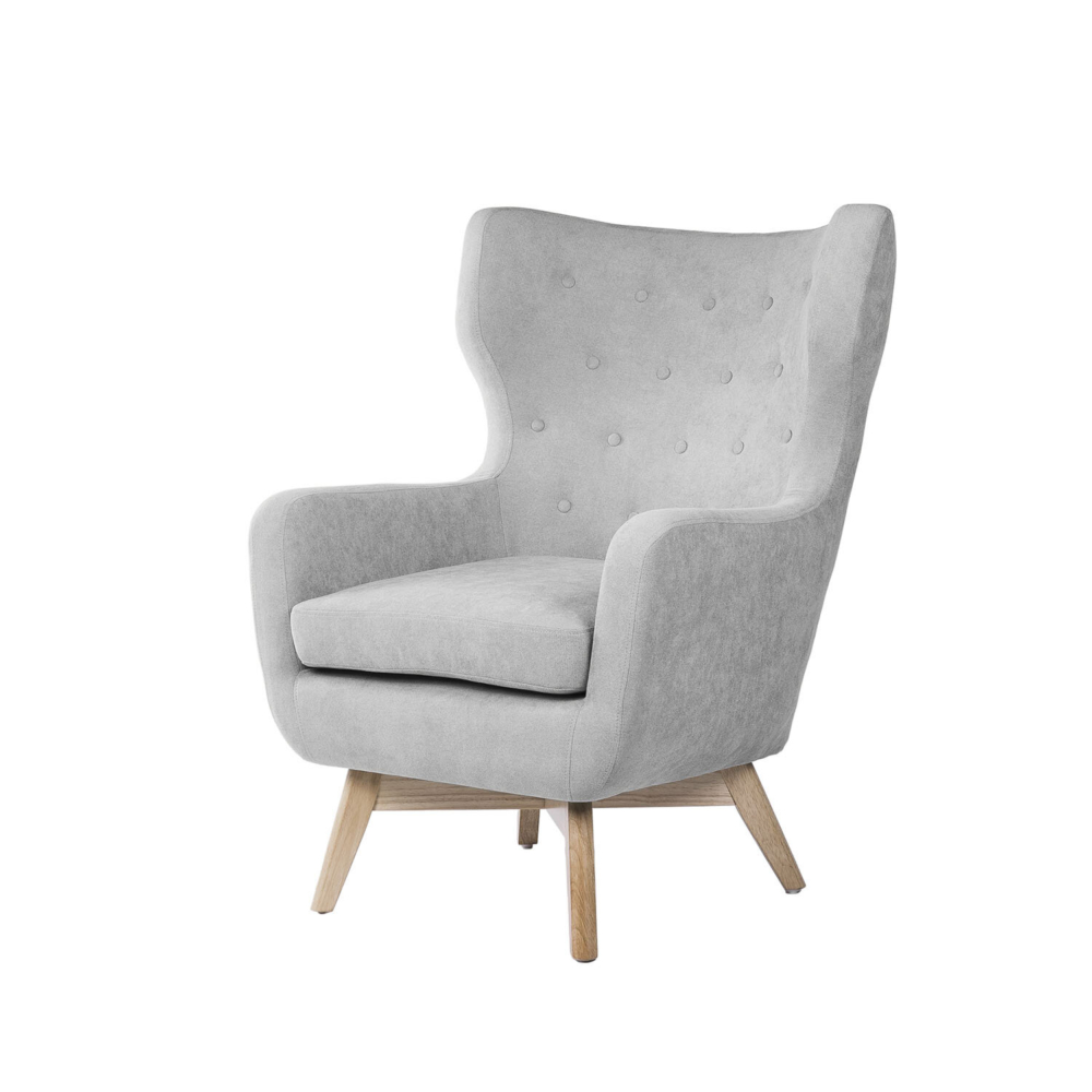 Butaca LISBOA gris claro - Imagen 1