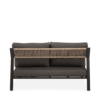 Conjunto de jardín MUSCAT negro (sofá + sillones + mesa centro) - Imagen 7