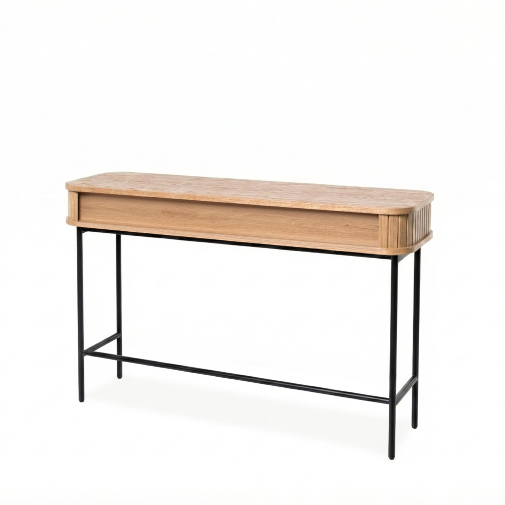 Consola JASKA roble/negro - Imagen 3