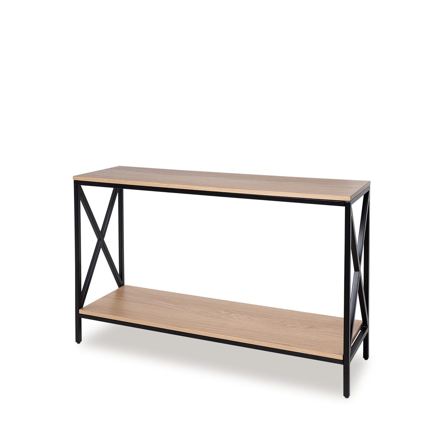 consola-riga-roblenegro-2 Consola RIGA roble/negro - Imagen 1