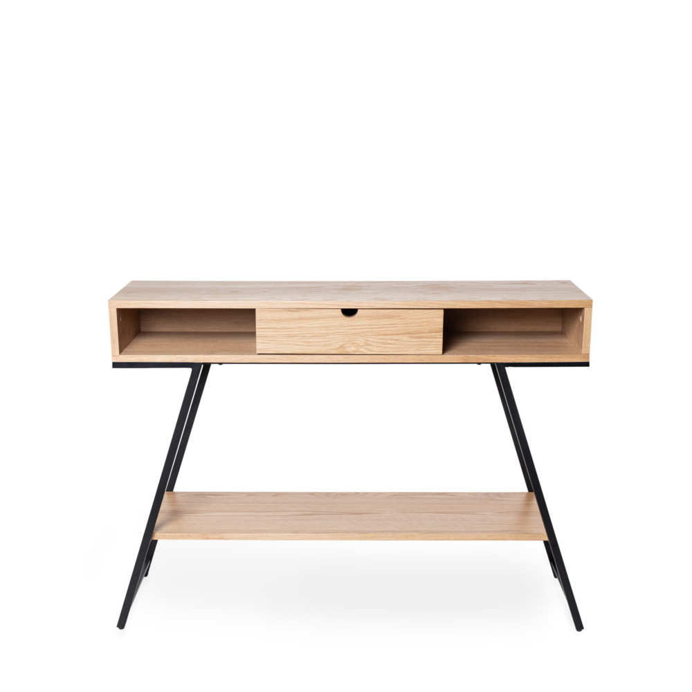 Consola SAMI roble/negro - Imagen 2