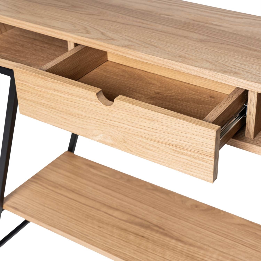 Consola SAMI roble/negro - Imagen 4