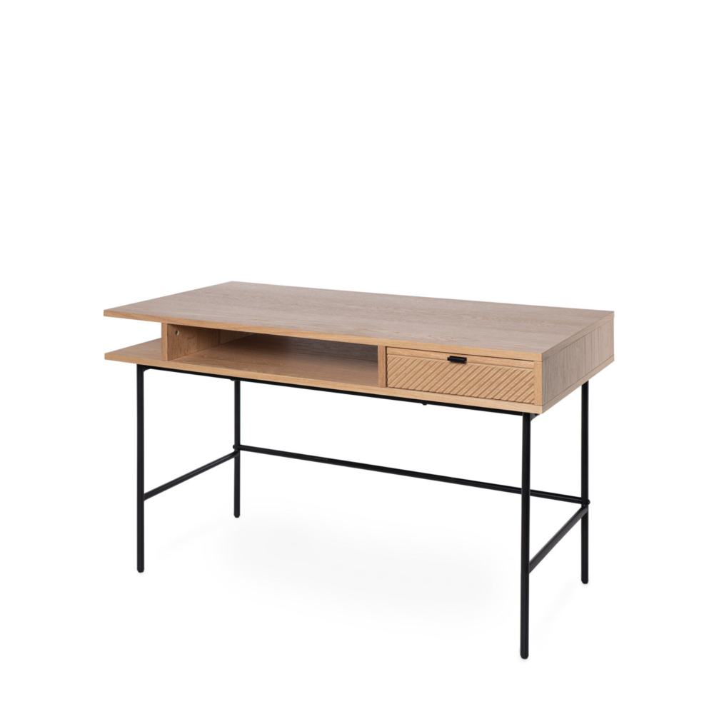 Escritorio ALABAMA roble/negro - Imagen 1