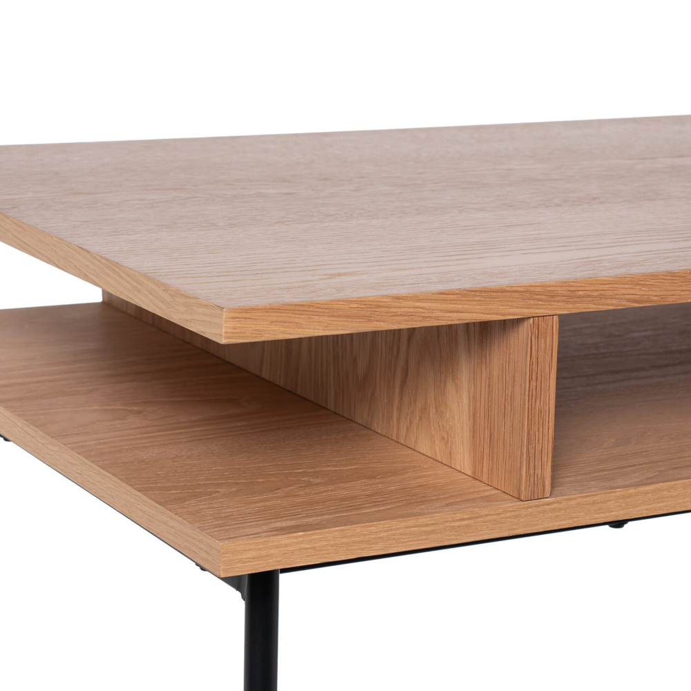 Escritorio ALABAMA roble/negro - Imagen 5