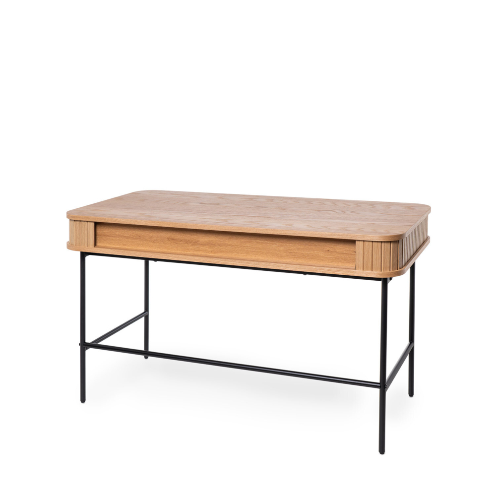 Escritorio CORNELL roble/negro - Imagen 4