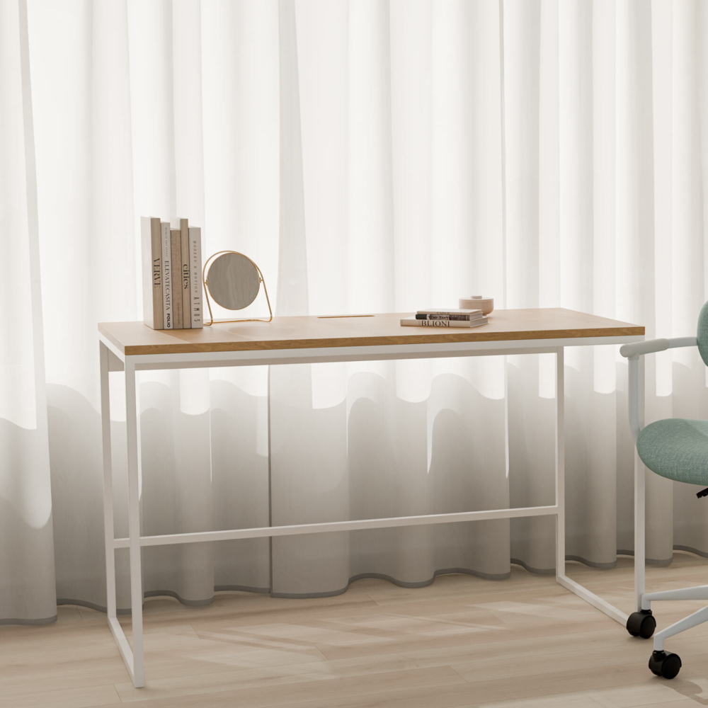 Escritorio HUDSON roble/blanco - Imagen 2