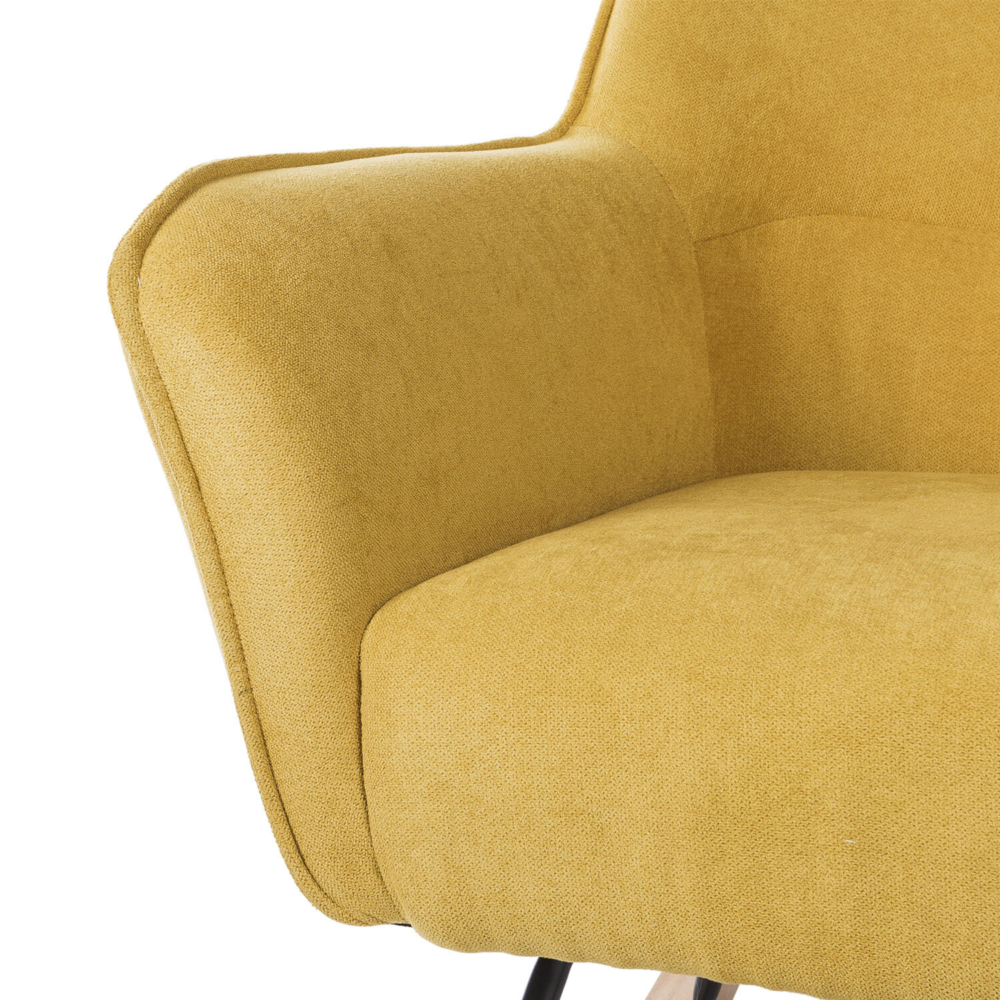 Mecedora COPENHAGEN mostaza - Imagen 5