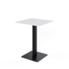 Mesa alta fija SAMIRA blanco/negro