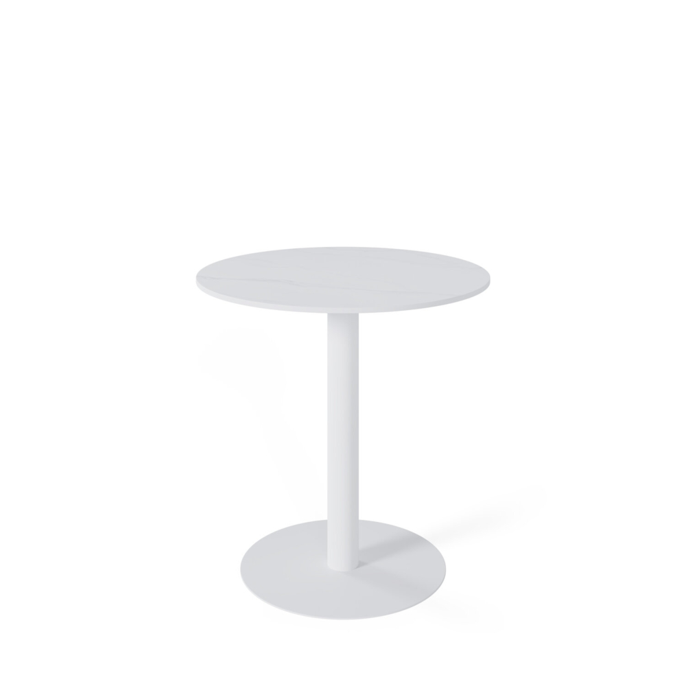 Mesa baja fija LYA blanco/blanco - Imagen 3