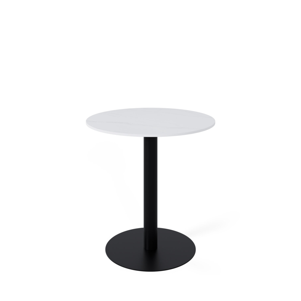 Mesa baja fija LYA blanco/negro - Imagen 1