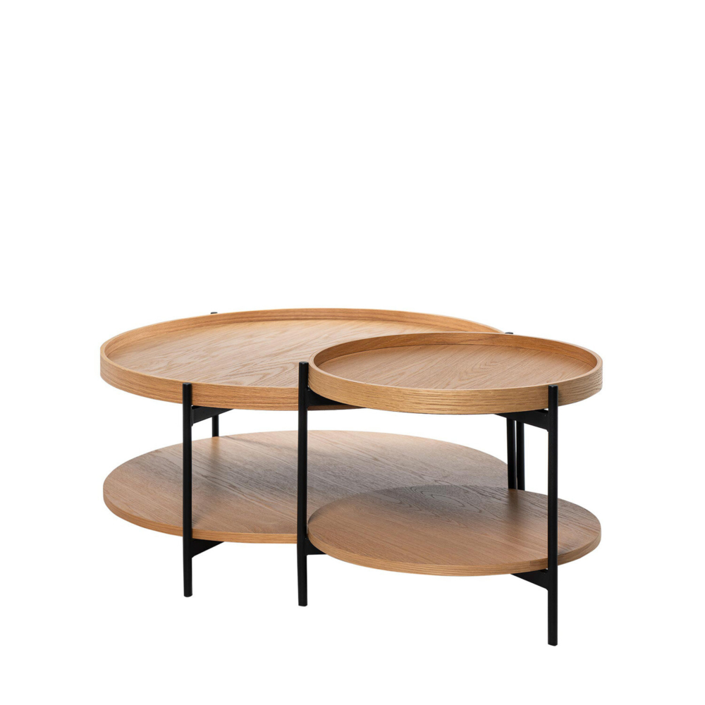 Mesa centro ADRIAN roble - Imagen 2