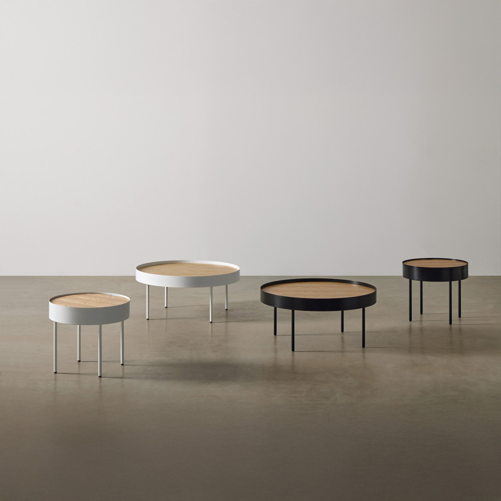 Mesa centro ANDREW roble/blanco - Imagen 6