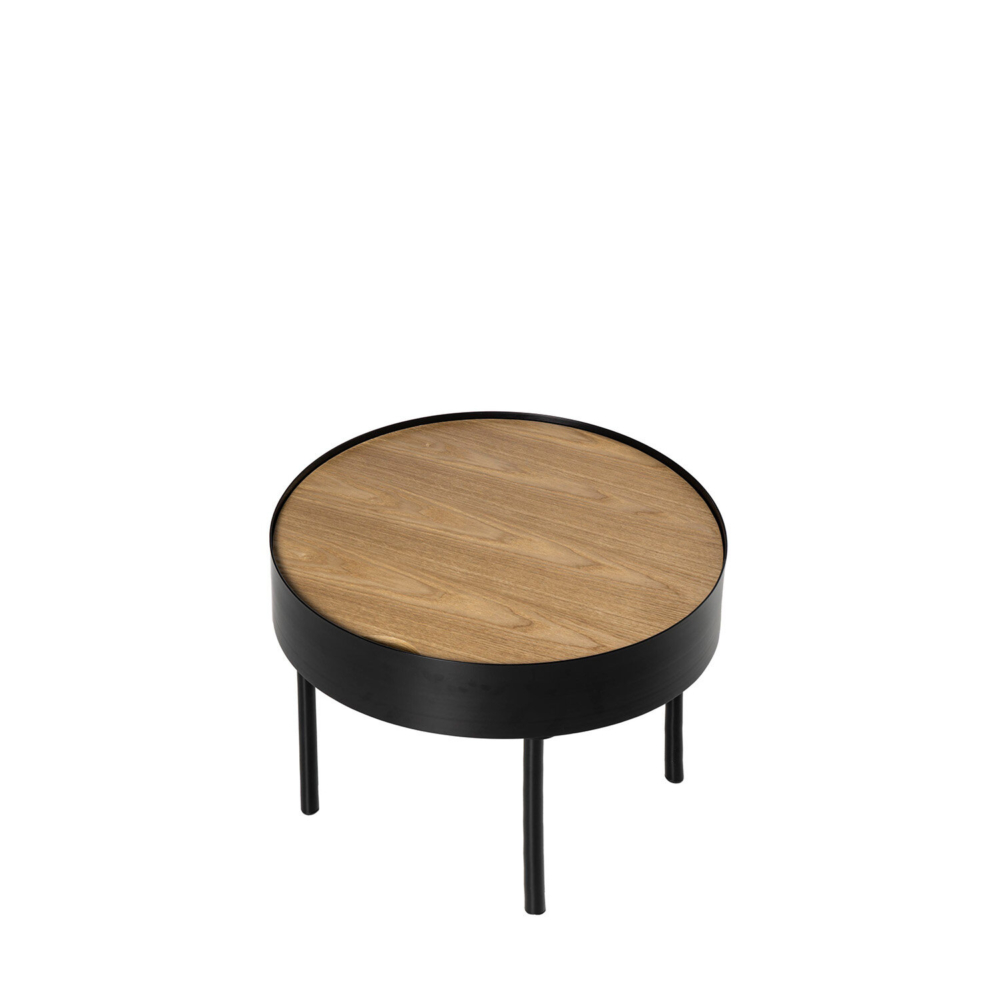 Mesa centro ANDREW roble/negro - Imagen 1