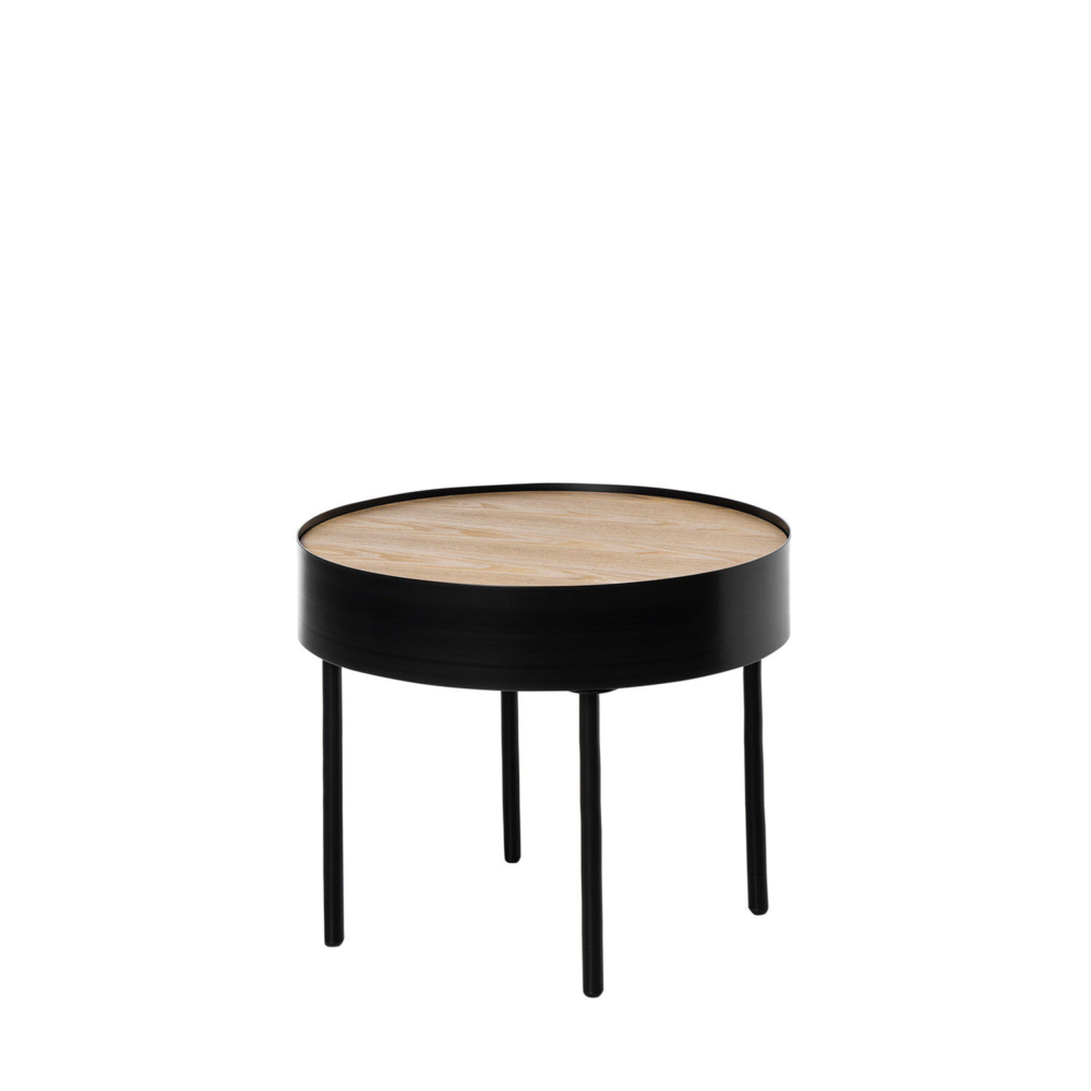 Mesa centro ANDREW roble/negro - Imagen 4