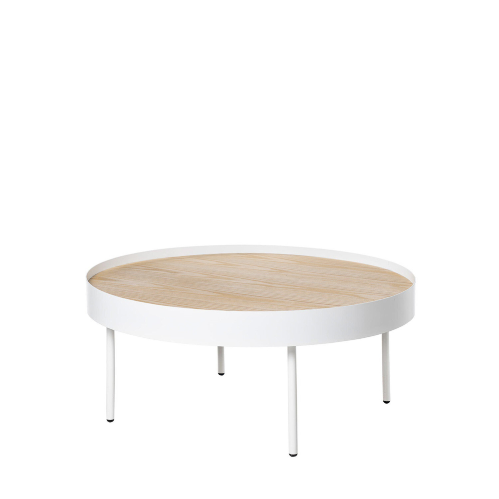 Mesa centro BILL roble/blanco - Imagen 1