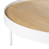Mesa centro BILL roble/blanco - Imagen 5