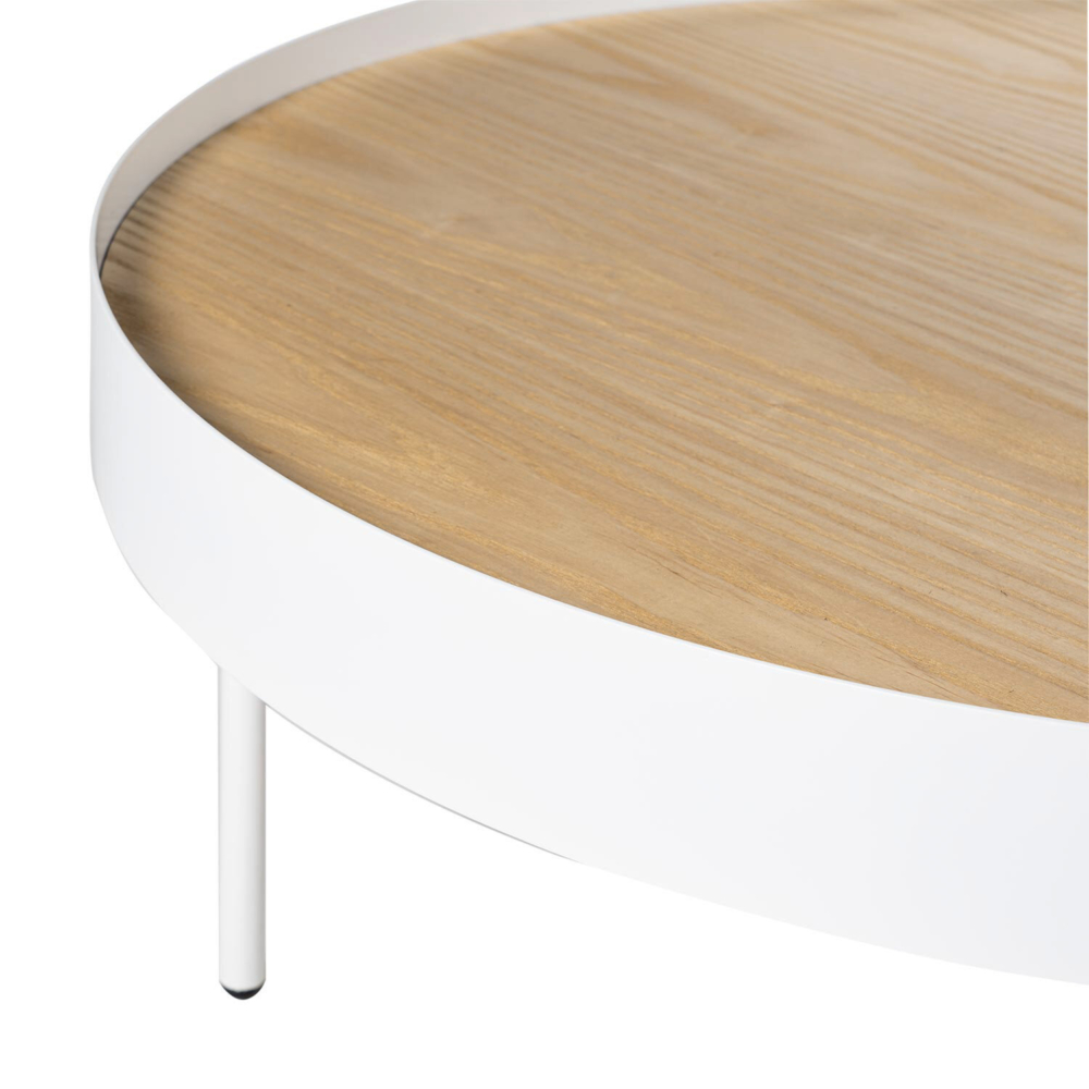 Mesa centro BILL roble/blanco - Imagen 5