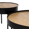 Mesa centro BILL roble/negro - Imagen 4
