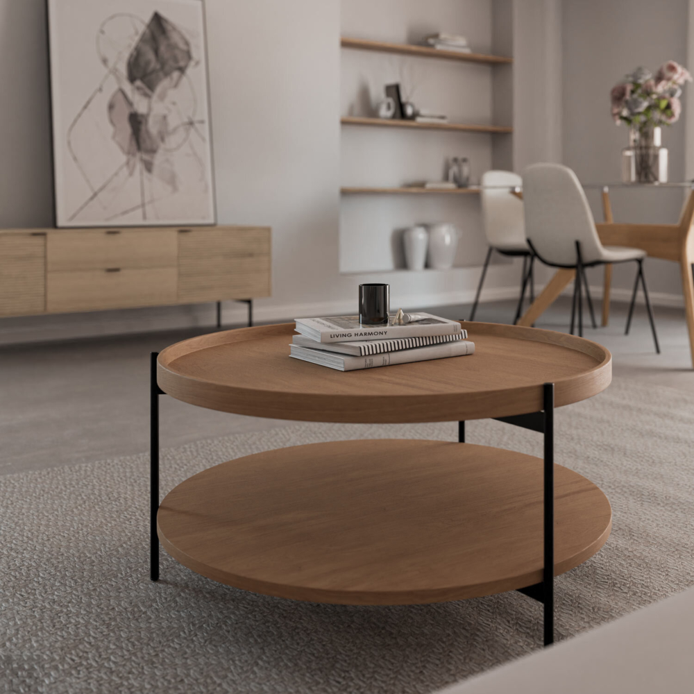 Mesa centro DYLAN roble - Imagen 6