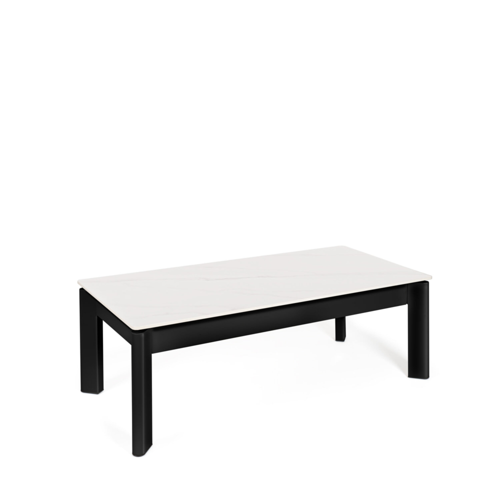 Mesa centro elevable ROLAND blanco/negro - Imagen 1