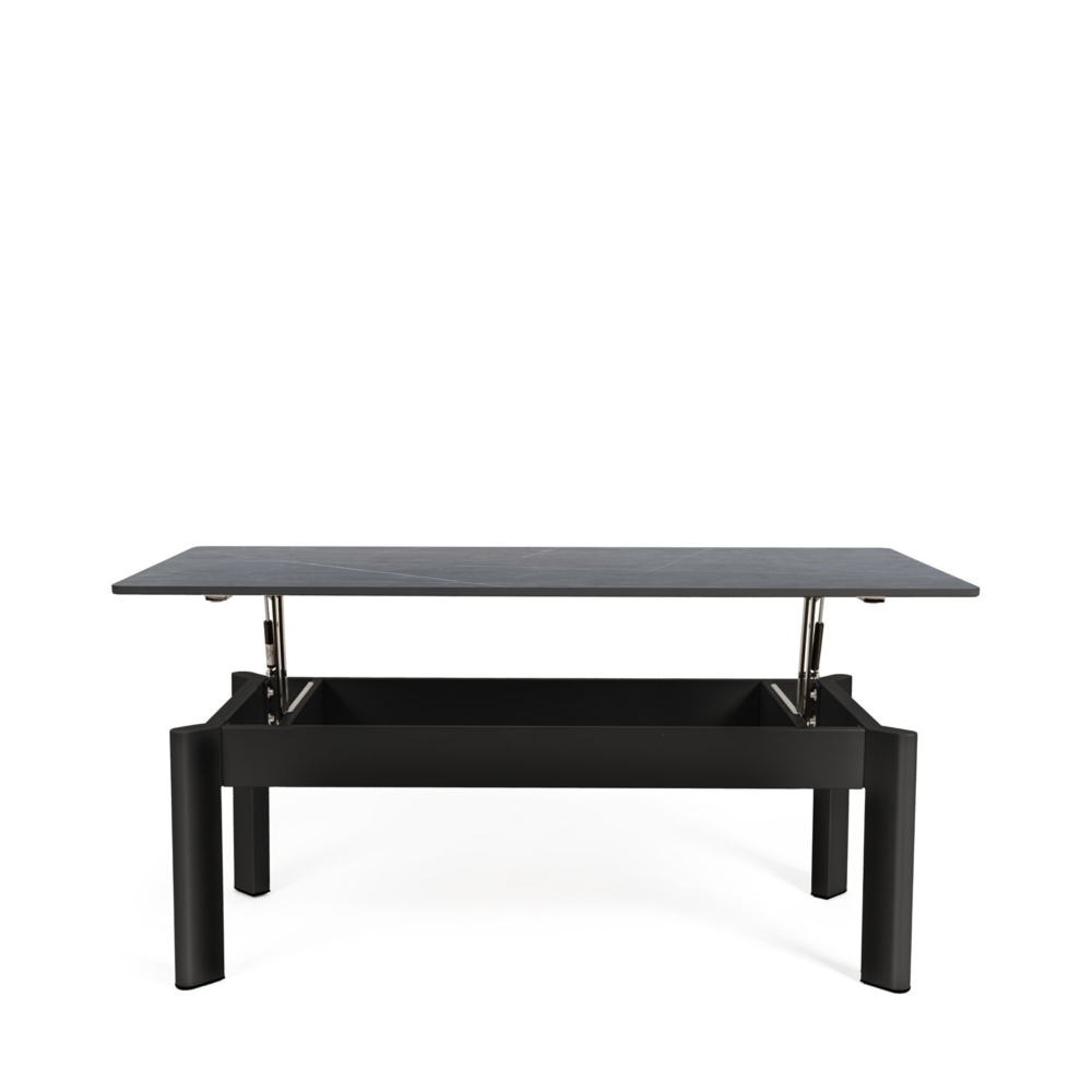 Mesa centro elevable ROLAND gris/negro - Imagen 4