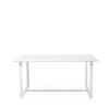 Mesa de exterior fija AUDREY blanco - Imagen 2