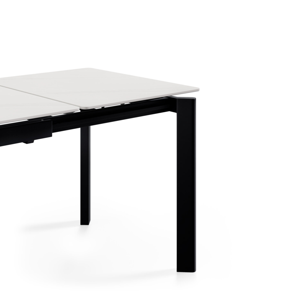 Mesa ext. CONSTANCE 140 blanco/negro - Imagen 6