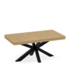 Mesa ext. GLADYS 160 roble/negro