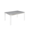 Mesa ext. JANET 140 gris/blanco