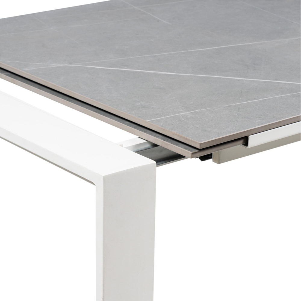 Mesa ext. JANET 140 gris/blanco - Imagen 6