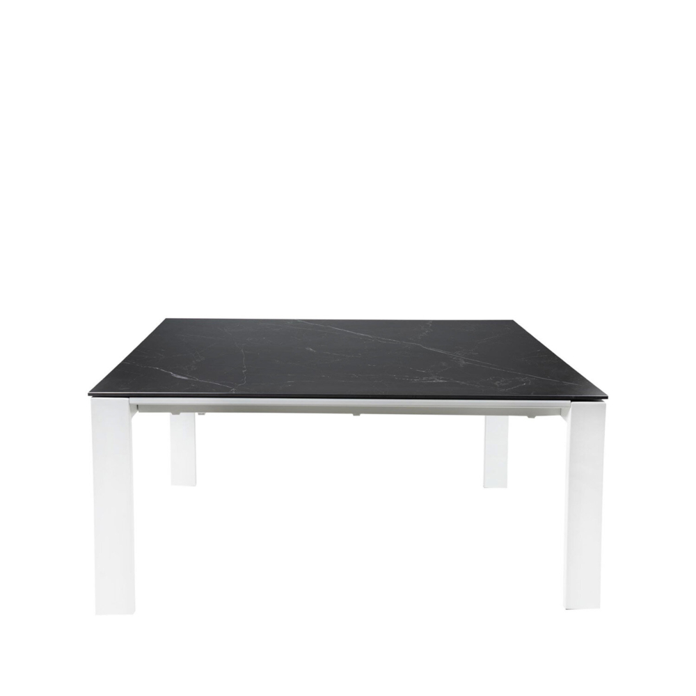 Mesa ext. JANET 140 negro/blanco - Imagen 2