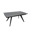 Mesa ext. KELLY 160 gris/negro