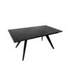 Mesa ext. KELLY 180 negro/negro