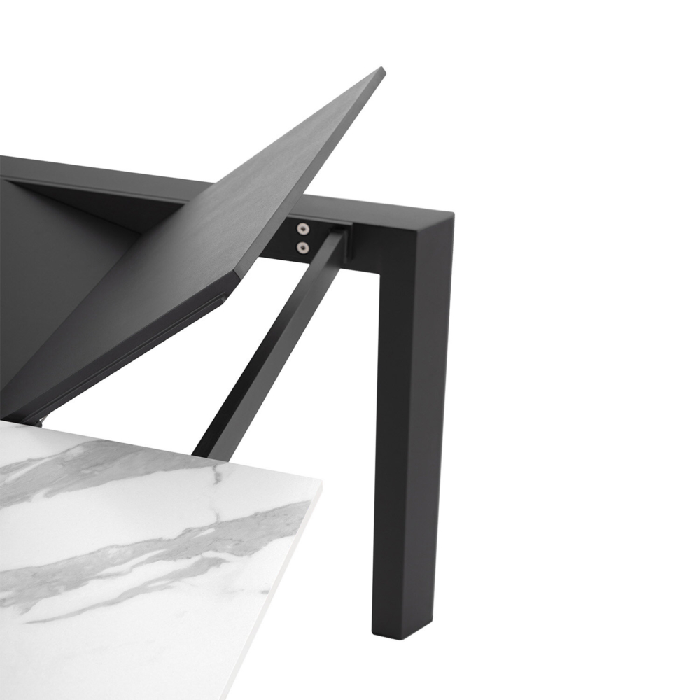 Mesa ext. LISA 140 blanco/negro - Imagen 4