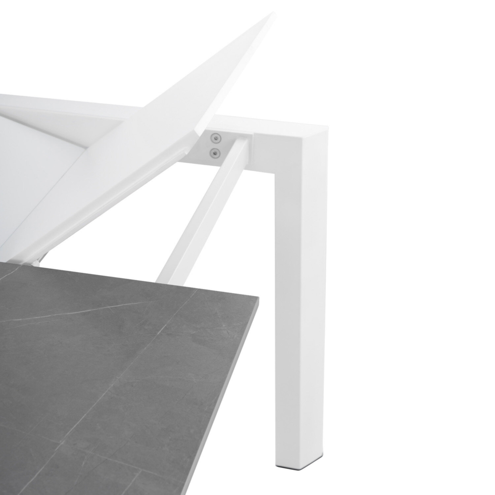 Mesa ext. LISA 140 gris/blanco - Imagen 3