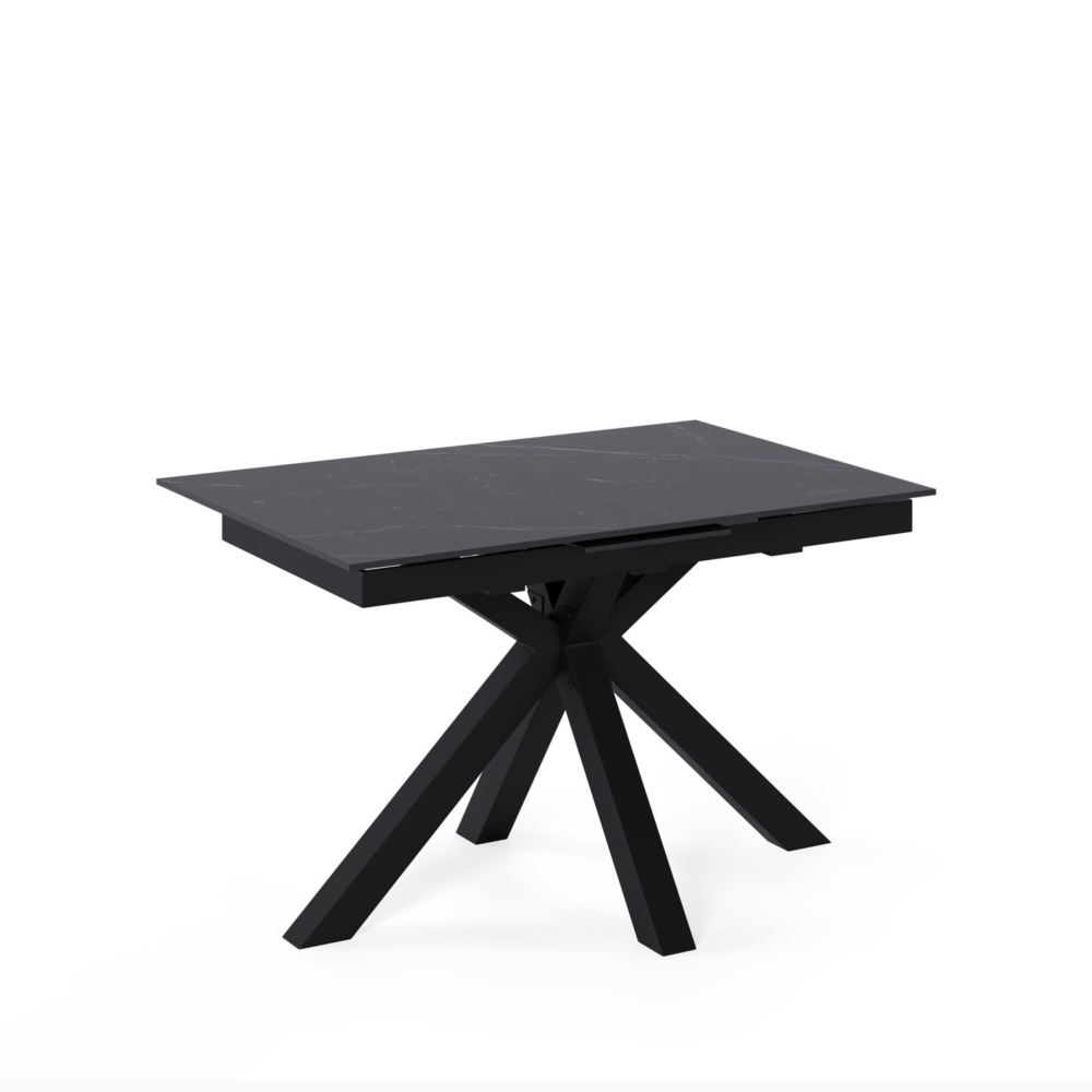 Mesa ext. LORI 140 negro/negro - Imagen 1