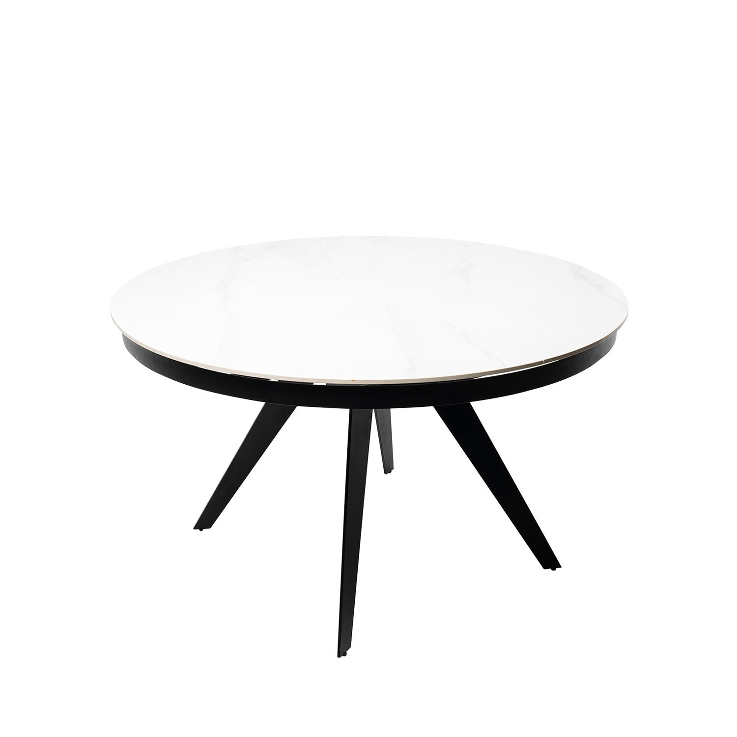 mesa-ext-luna-130-blanconegro-1 Mesa ext. LUNA 130 blanco/negro - Imagen 1