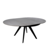 Mesa ext. LUNA 130 gris/negro - Imagen 5