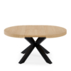Mesa ext. MILDRED 100 roble/negro - Imagen 4