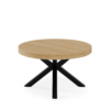Mesa ext. MILDRED 120 roble/negro - Imagen 2