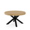Mesa ext. MILDRED 120 roble/negro