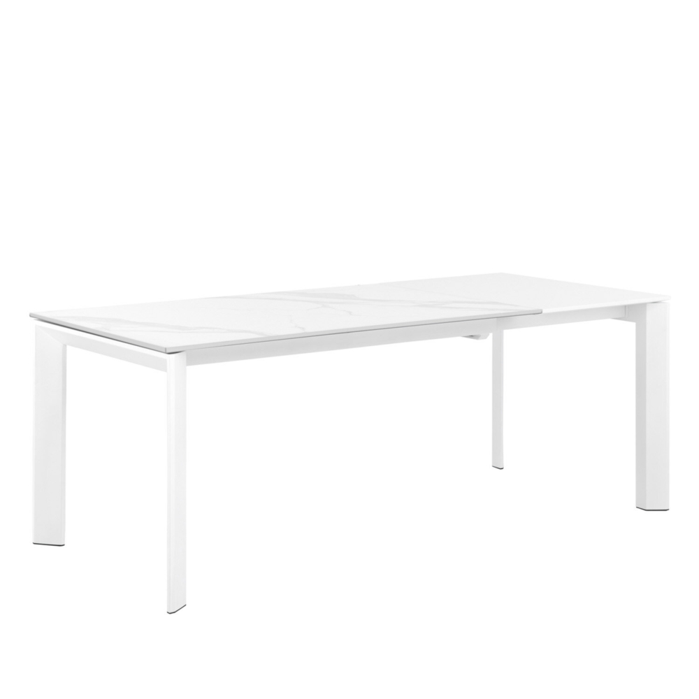 Mesa ext. TAMARA 160 blanco/blanco - Imagen 2